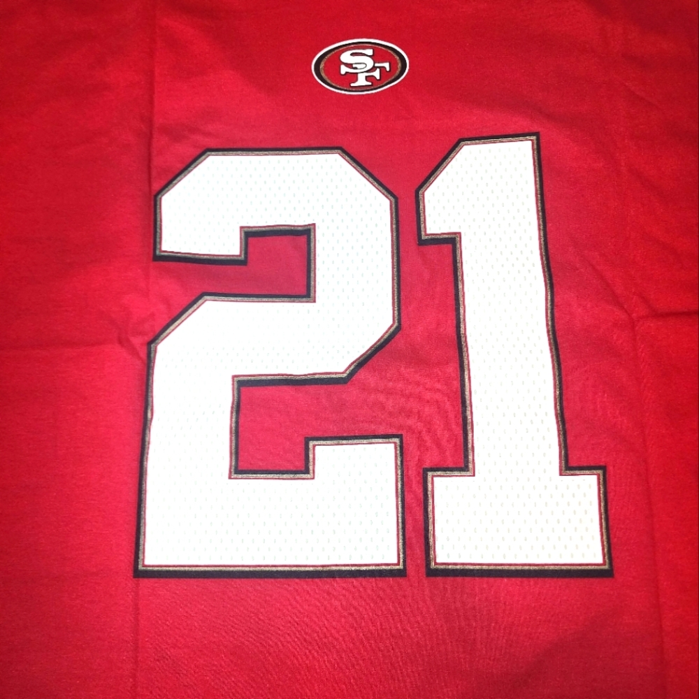 Mitchell & Ness Deion Sanders San Francisco 49ers Hall Of Fame Shirt Size XXL